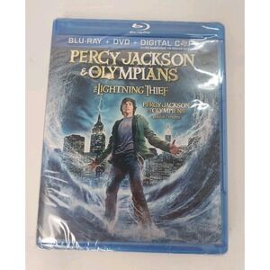 Percy Jackson the Olympians: The Lightning Thief Blu-ray/DVD, 2010, 3-Disc
